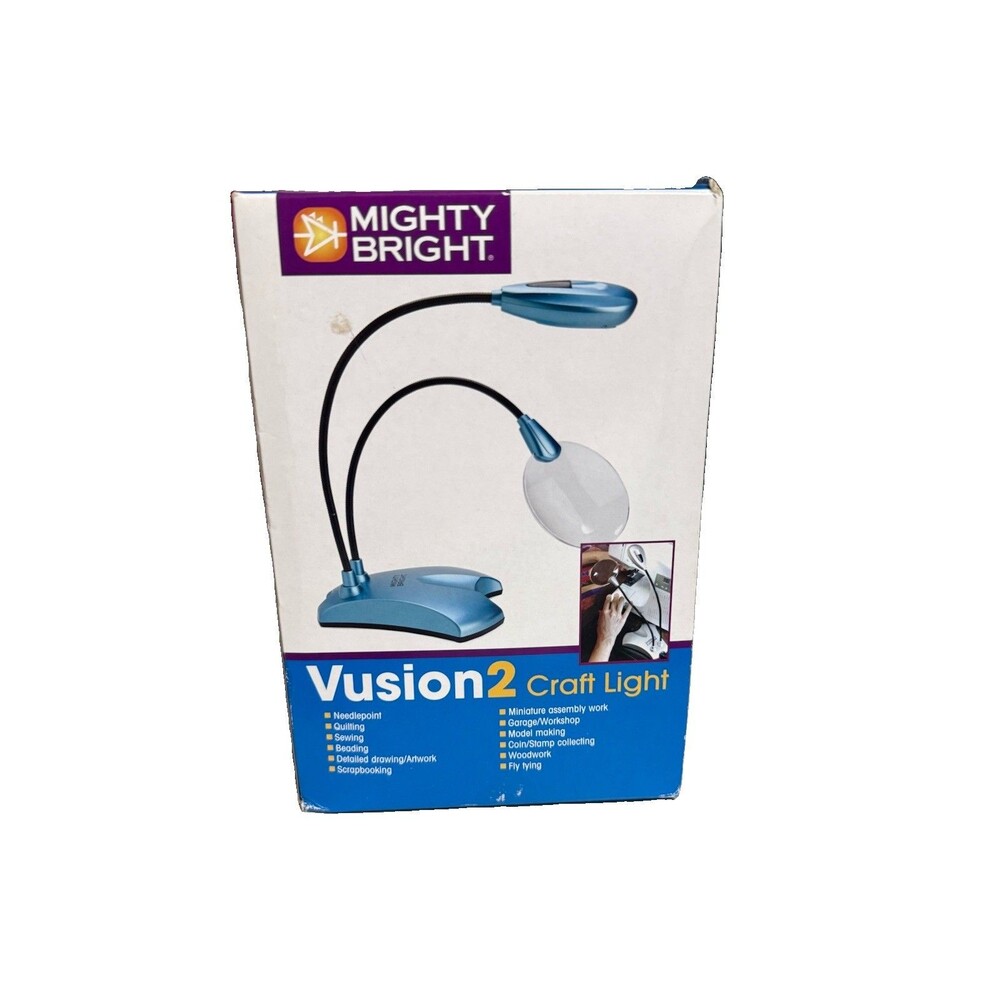 MIGHTY BRIGHT VUSION LED ALL PURPOSE CRAFT LIGHT New Sealed Box Blue